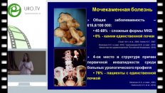 Паршенкова И.Г. - Мочекаменная болезнь единственной почки - современные аспекты лечения