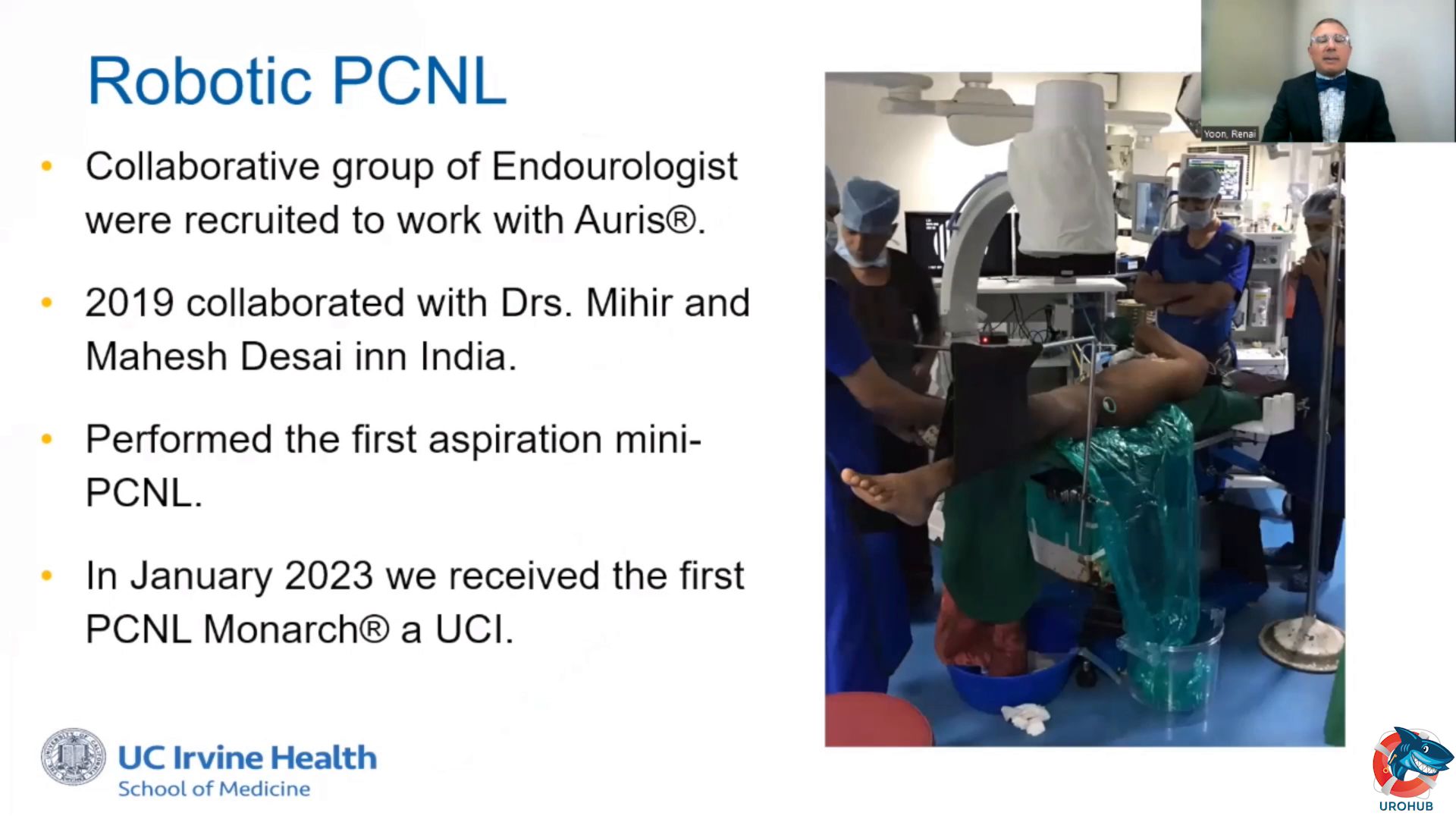 Первый опыт эндоскопической роботизированной платформы Monarh PCNL