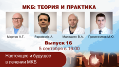МКБ: теория и практика. Выпуск №16: «Настоящее и будущее в лечении МКБ»