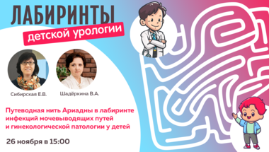 Лабиринты детской урологии. Путеводная нить Ариадны в лабиринте инфекций мочевыводящих путей и гинекологической патологии у детей