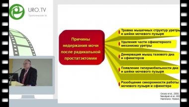 П.В. Шорников - Дисфункции мочеиспускания у пациентов, перенесших радикальную простатэктомию
