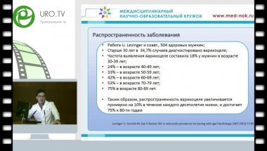 Кастрикин Ю.В. - Варикоцеле. Этиология. Методы диагностики и лечения
