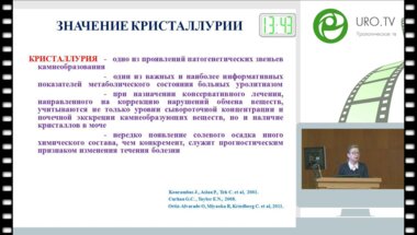 Константинова О.В. -  Всегда ли тип кристаллурии идентичен химическому составу мочевого камня
