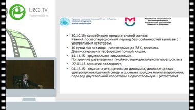 Гуспанов Р.И. - клинический пример: коррекция осложнений фокальной терапии локализованного рака предстательной железы