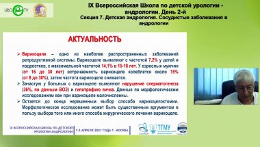 Сизонов В.В. - Андрогенпозитивные гладкомышечные клетки в стенке яичковой и экстрагентильных вен у пациентов с варикоцеле