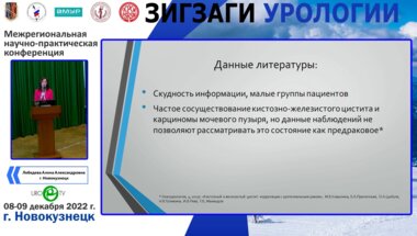 Лебедева А.А. -  Кистозный цистит у мужчин. Вопросов больше, чем ответов