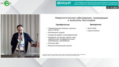 Коршунов М.Н. - Мужское бесплодие нейрогенного происхождения. Современное представление о проблеме