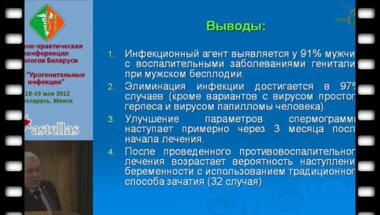 Юшко Е.И. - Урогенитальные инфекции при бесплодии у мужчин