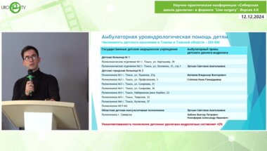 Анущенко И.И. - Уроандрологическая помощь детям в г. Томске и Томской области