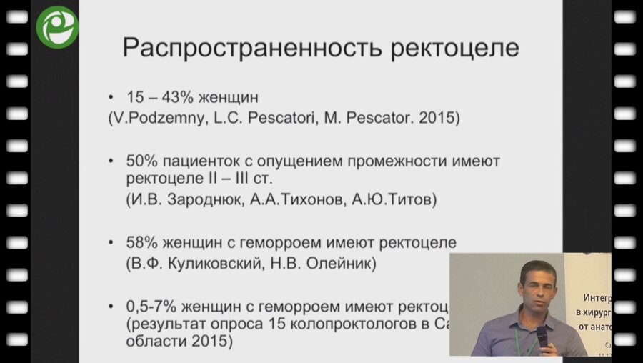 Пятницкий А.Г. - Степлерные технологии в лечении ректоцеле