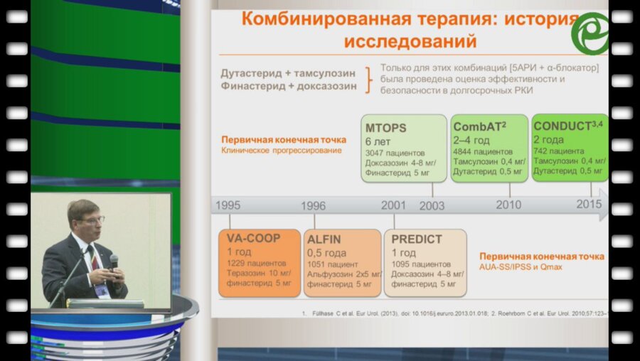 Винаров А.З. - Комбинированная терапия ДГПЖ - эволюция или революция