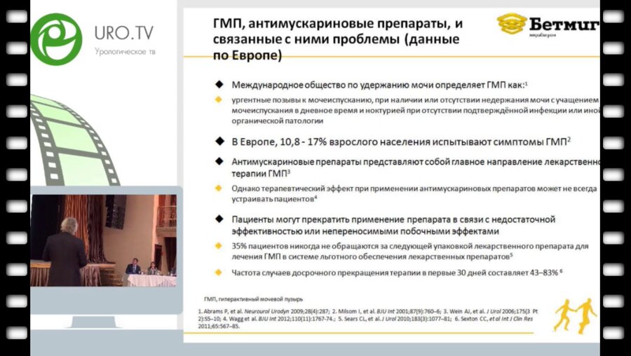 Кривобородов Г.Г. - Мирабегрон – принципиально новый препарат для лечения ГМП