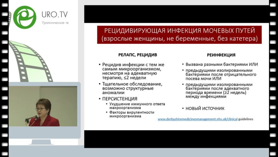 Перепанова Т.С. - Рецидивирующая инфекция мочевых путей