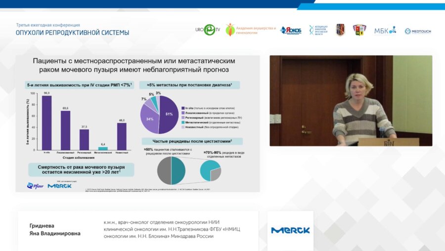Гриднева Я.В. - Новые подходы в лечении местно-распространённого и метастатического уротелиального рака