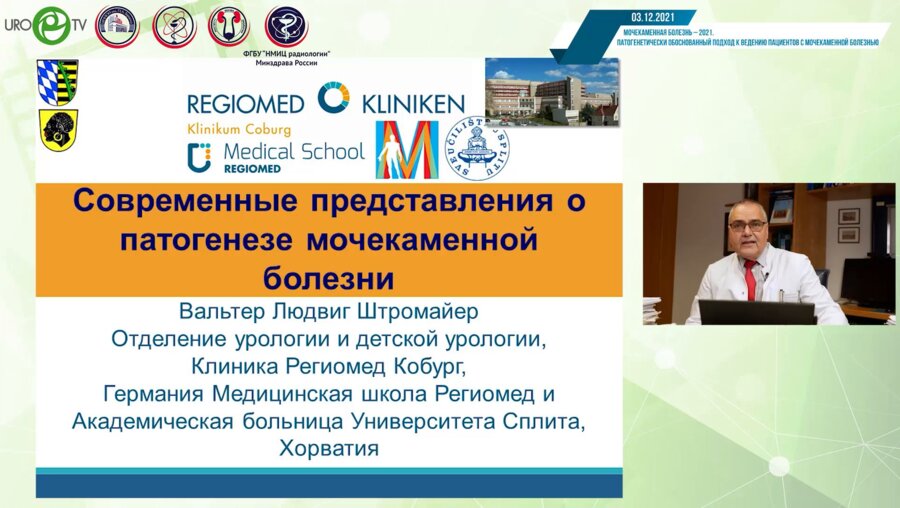 Штромаер В.Л. - Современное представление патогенеза мочекаменной болезни