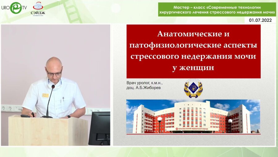 Жиборев А.Б. - Анатомические и патофизиологические аспекты стрессового недержания мочи у женщин