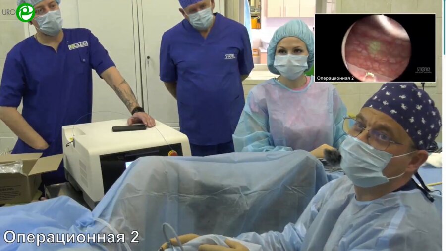 Макаров П.А. - Трансуретральная энуклеация аденомы предстательной железы (видеооперация)