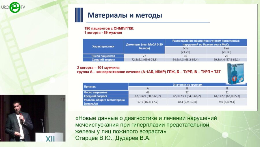 Старцев В.Ю., Дударев В.А. - Новые данные о диагностике и лечении нарушений мочеиспускания