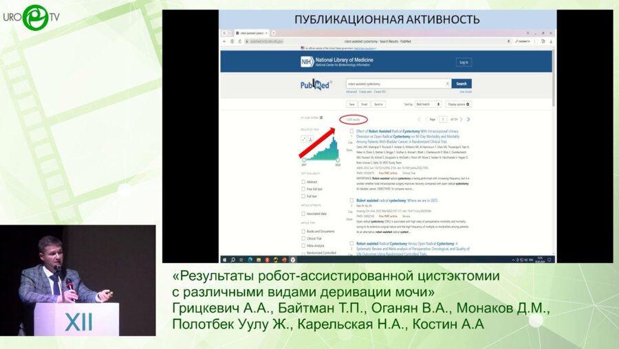 Грицкевич А.А., Байтман Т.П., Оганян В.А., Монаков Д.М. - Результаты робот-ассистированной цистэктомии с различными видами деривации мочи