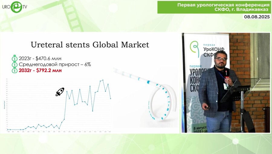 Горелов Д.С. - Профилактика инкрустации мочеточниковых стентов и связанных с ними инфекционных осложнений