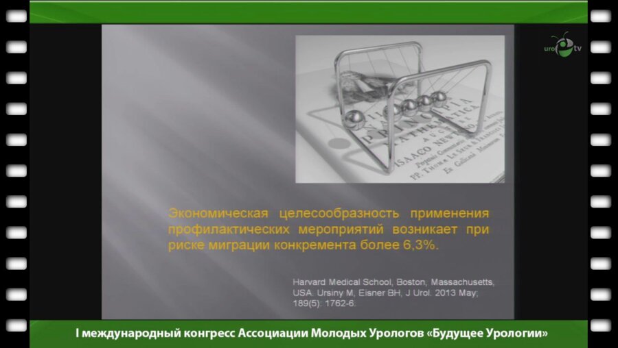 Колотинский А.Б - "Методы профилактики проксимальной миграции конкремента, при контактной уретеролитотрипсии"