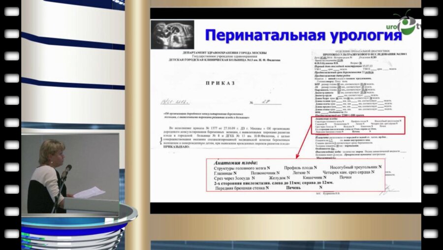 М.В. Левитская - Алгоритм антенатального наблюдения беременных с пороками развития МВС у плода