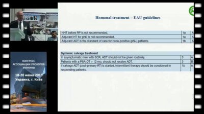 М.Бабьюк - Вспомогательное лечение после радикальной простатэктомии