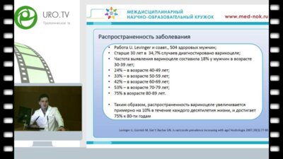 Кастрикин Ю.В. - Варикоцеле. Этиология. Методы диагностики и лечения