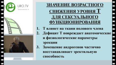Коган М.И. - Дефицит тестостерона и его роль в урологической хирургии и терапии