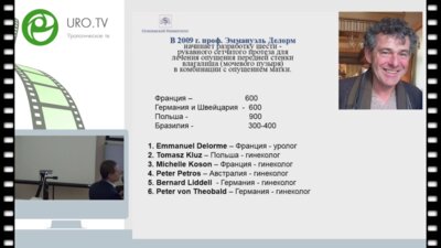 Еникеев М.Э. - Новый подход в лечении урогенитального пролапса