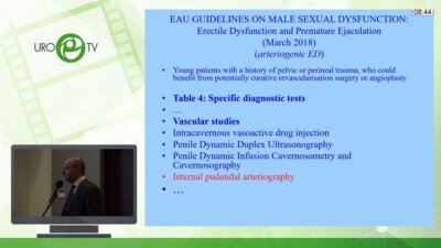Повелица Э.А. - Интервенционные и двухэтапные методы коррекции васкулогенной эректильной дисфункции