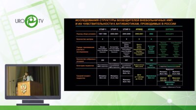 Палагин И.С. - Дармис-2 – исследование антибиотикорезистентности внебольничных штаммов инфекции мочевых путей