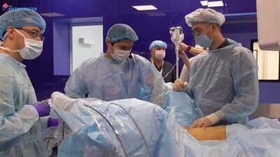 Laparoscopic correction cystovaginal fistula 1 hour simple case LIVE