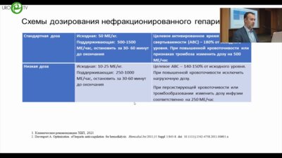 Ивлиев С.В. - Особенности антикоагулянтной терапии у пациентов на хрон. программном гемодиализе при проведении урологических операций
