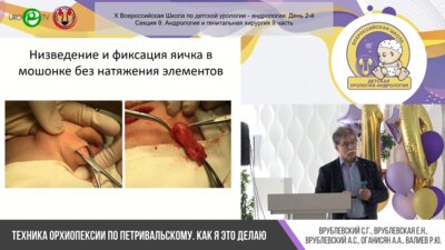 Секция 9. Андрология и генитальная хирургия II часть