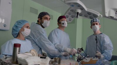 Laparoscopic radical hysterectomy aortopelvic LND LIVE _ Радикальная гистерэктомия