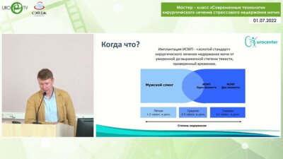 Кызласов П.С. - Искусственный сфинктер в лечении недержания мочи у мужчин