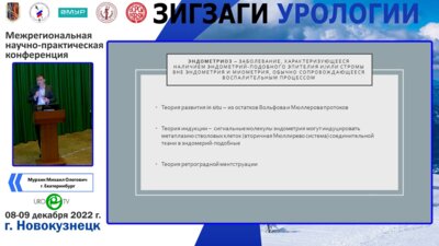 Мурзин М.О. - Урологические проблемы экстрагенитального эндометриоза