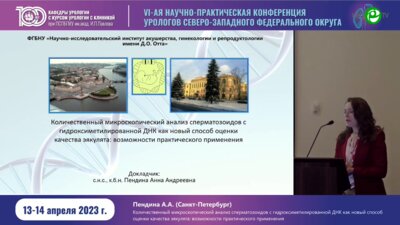 Пендина А.А. - Количественный микроскопический анализ сперматозоидов с гидроксиметилированной ДНК как новый способ оценки качества эякулята