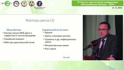 Ниткин Д.М. - Активность мочевого камнеобразования: методы оценки и предикция рецидива