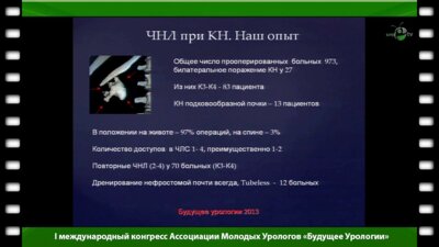 Берников Е.В. - "Перкутанный доступ в лечении коралловидных камней почек"