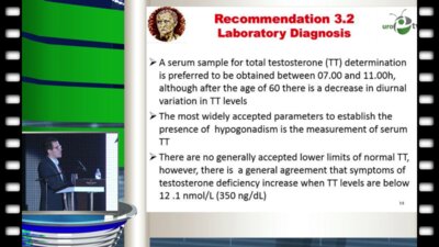 Рекомендации ISSAM по диагностике и лечению пациентов с возрастным гипогонадизмом