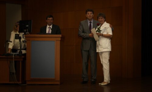 Поздравление с днём медицинского работника 2012 в НИИ урологии