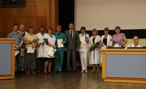 Поздравление с днём медицинского работника 2012 в НИИ урологии
