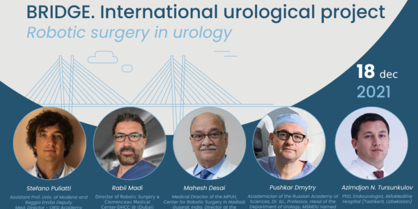 BRIDGE. International urological project. Robotic surgery in urology